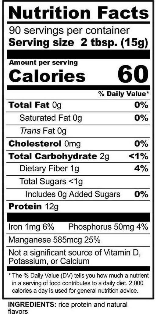 NutriBiotic Vanilla Rice Protein, 3 Lb (1.36kg) | Low Carb, Keto-Friendly, Vegan, Raw Protein Powder | Grown and Processed without Chemicals, GMOs or Gluten | Easy to Digest and Nutrient Rich