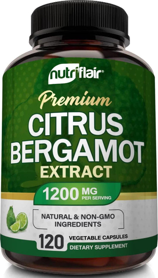 NutriFlair Citrus Bergamot 1200mg, 120 Capsules