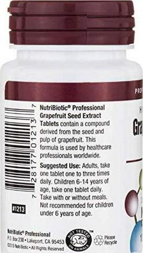 Nutribiotic, Inc. - Grapefruit Seed Extract Tablets, 125 mg, 100 tabs.