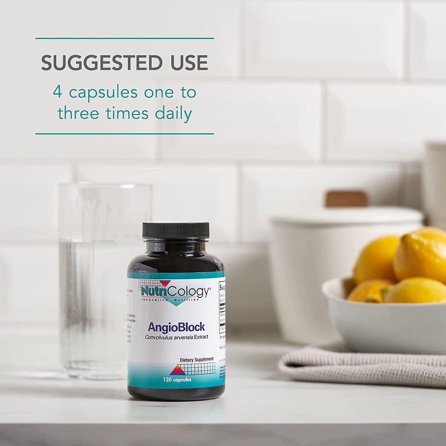 Nutricology Angioblock, Capsules, 120-Count