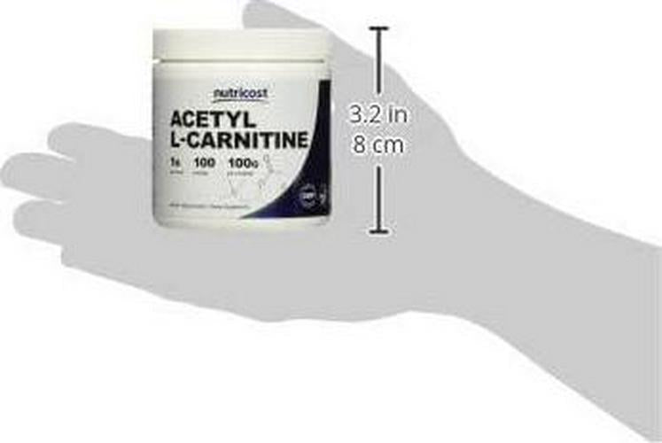 Nutricost Acetyl L-Carnitine (ALCAR) 100 Grams - 1000mg Per Serving - Non-GMO, Gluten Free, Acetyl L-Carnitine Powder