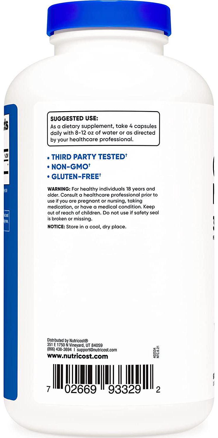 Nutricost Creatine MonohydrateCapsules 1 Bottle