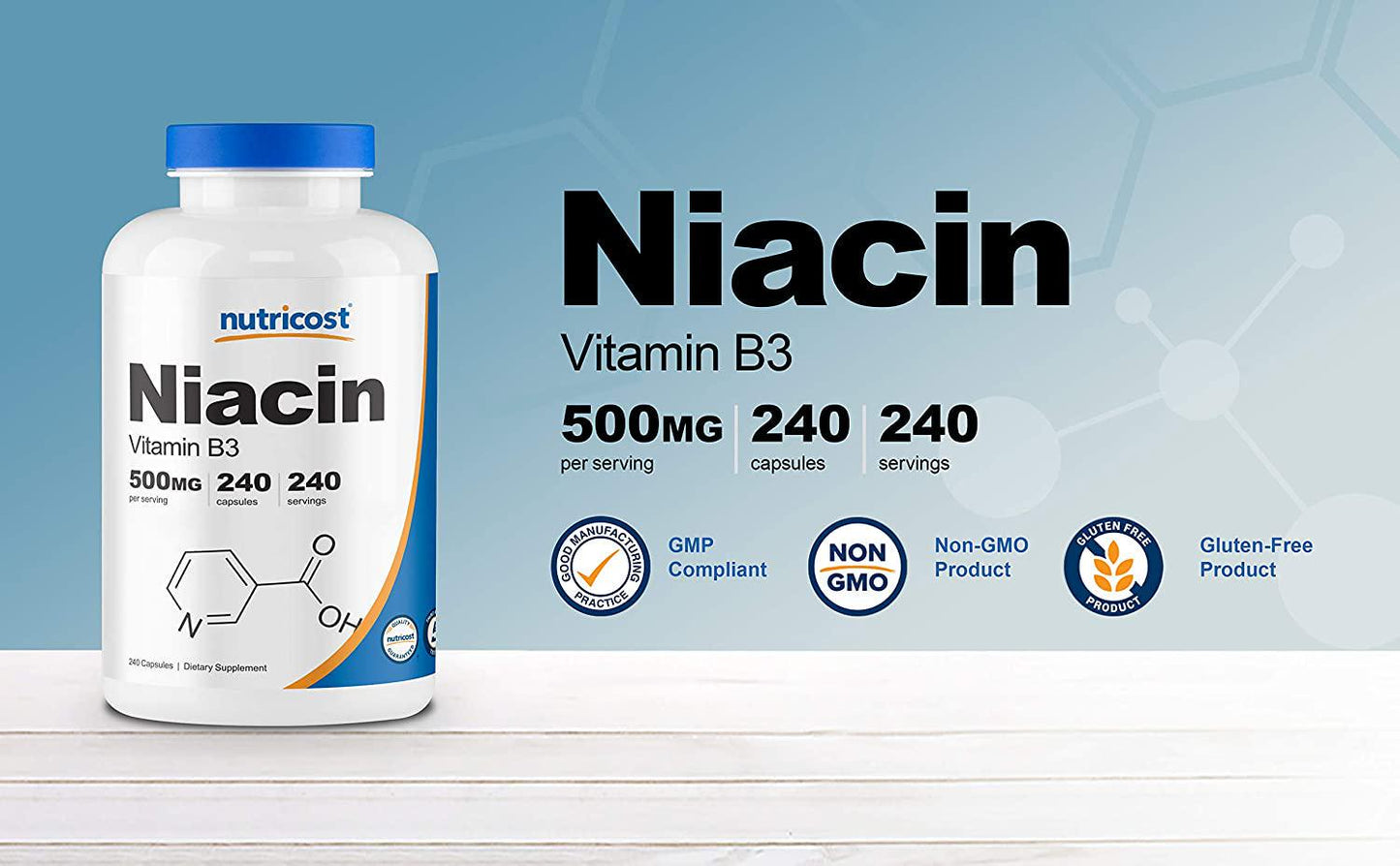 Nutricost Niacin 1 Bottle