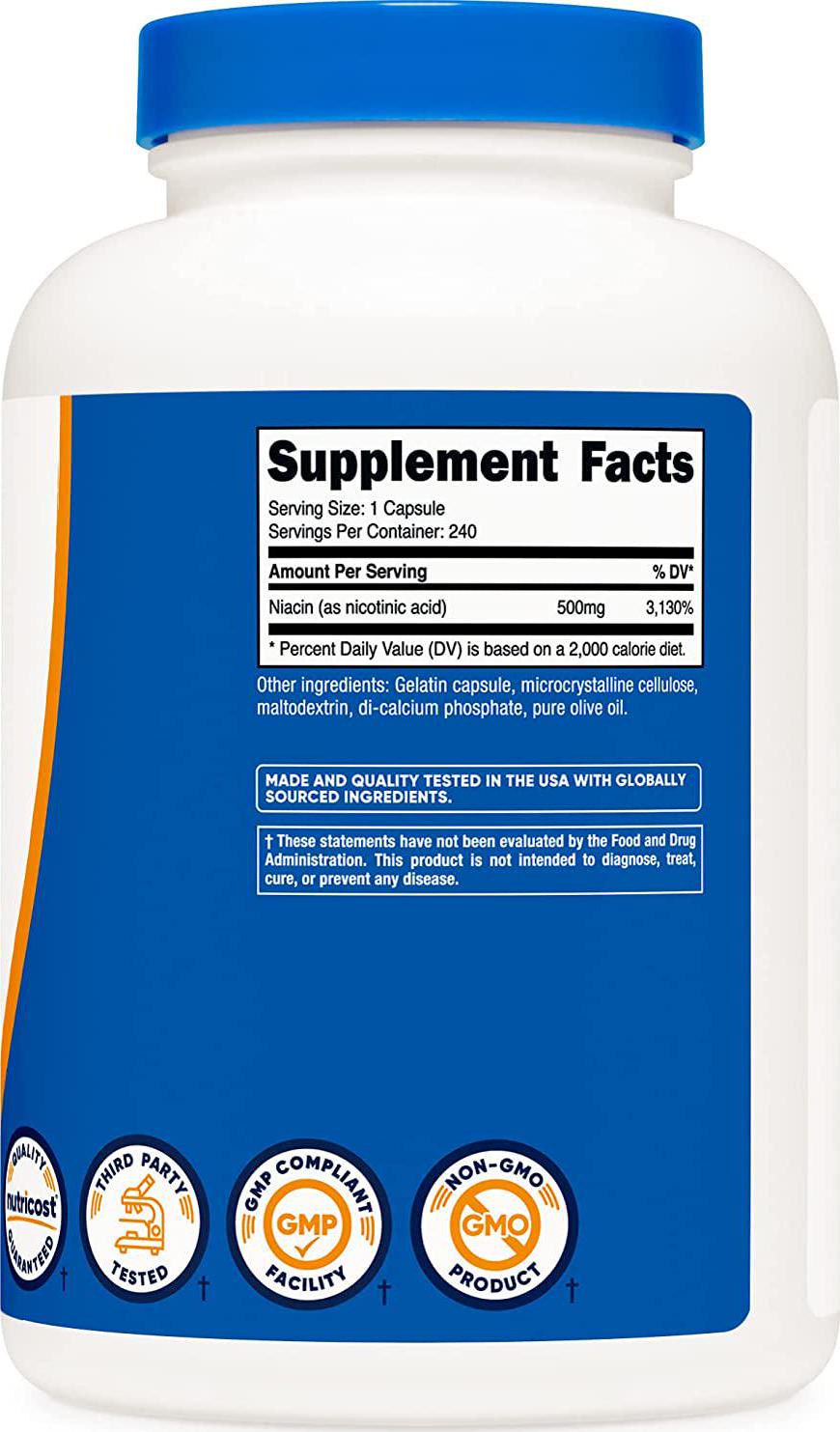 Nutricost Niacin 1 Bottle