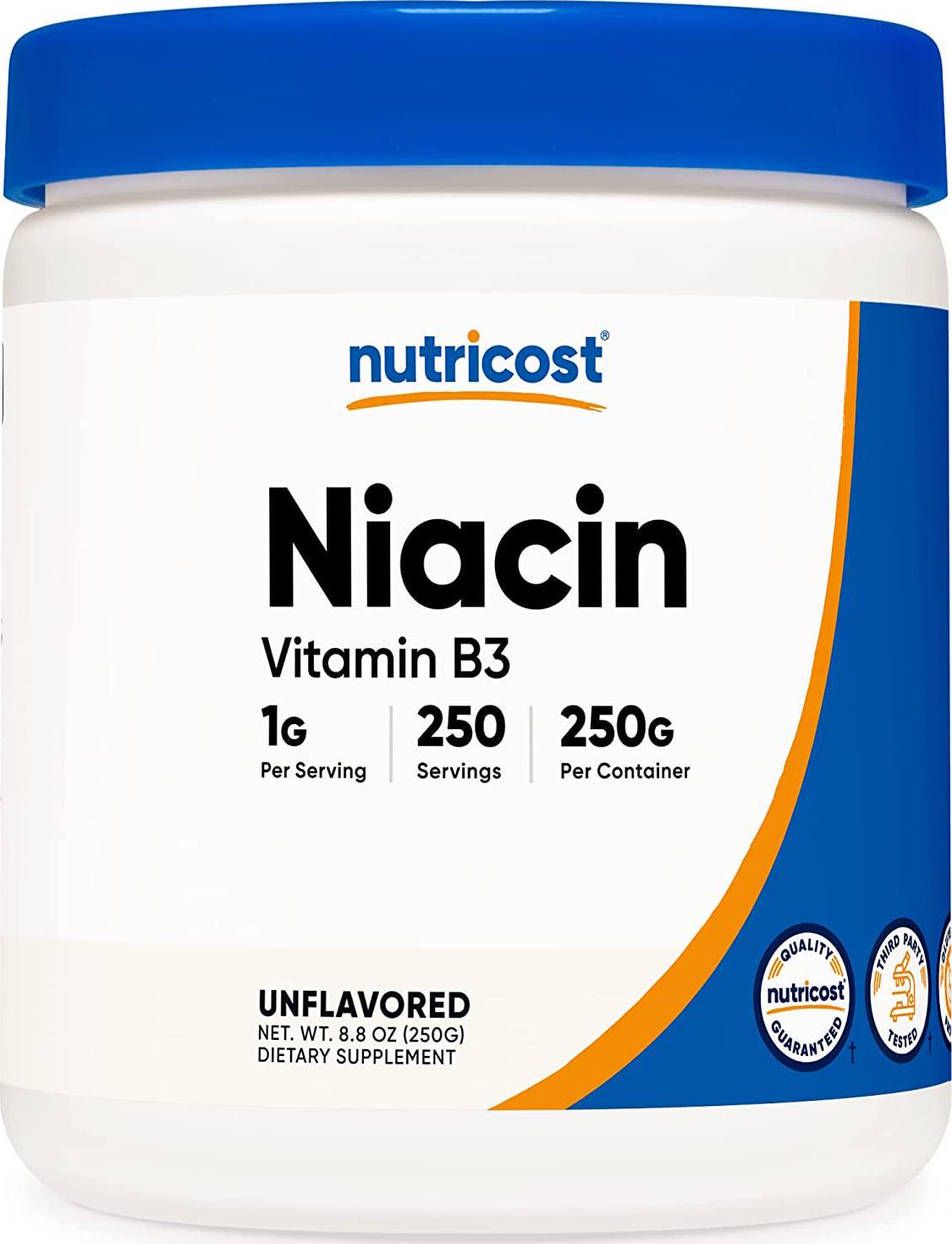 Nutricost Niacin Vitamin B3 Powder 250 G