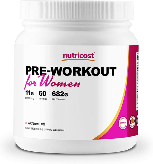 Nutricost Pre-Workout Powder for Women Watermelon (60 Serv)