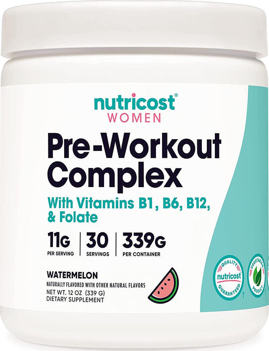 Nutricost Pre-Workout Powder for Women Watermelon (30 Serv)
