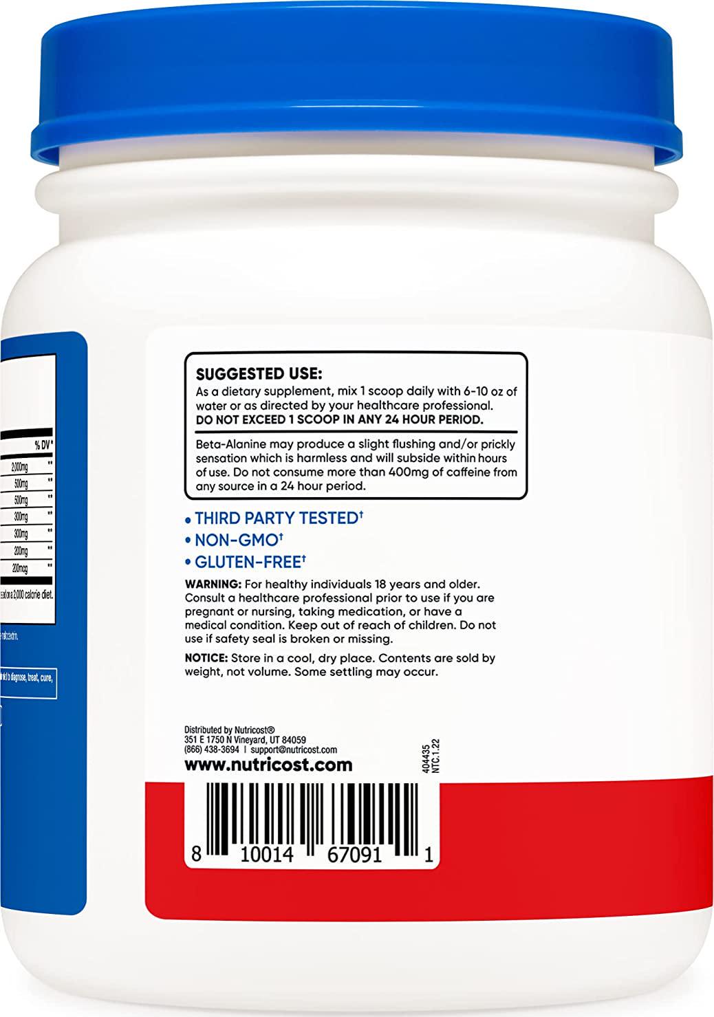 Nutricost Pre-Workout Complex Powder Fruit Punch (60 Serv)