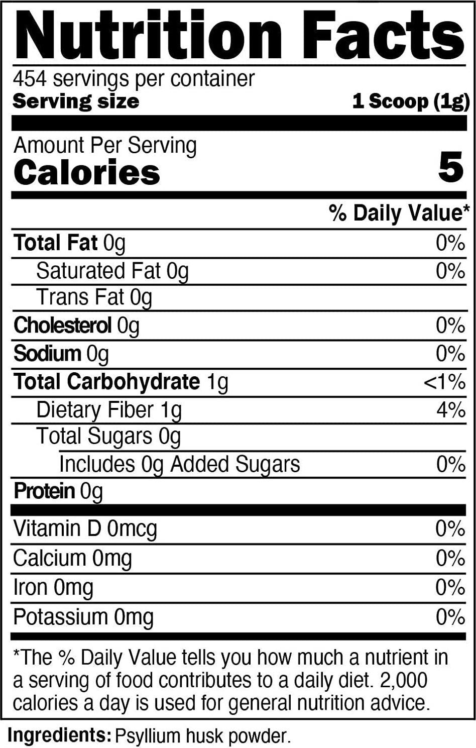 Nutricost Psyllium Husk Ground Powder (1lbs) - Gluten Free and Non-GMO