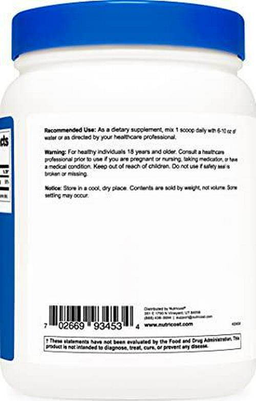 Nutricost Pure Calcium Citrate Powder
