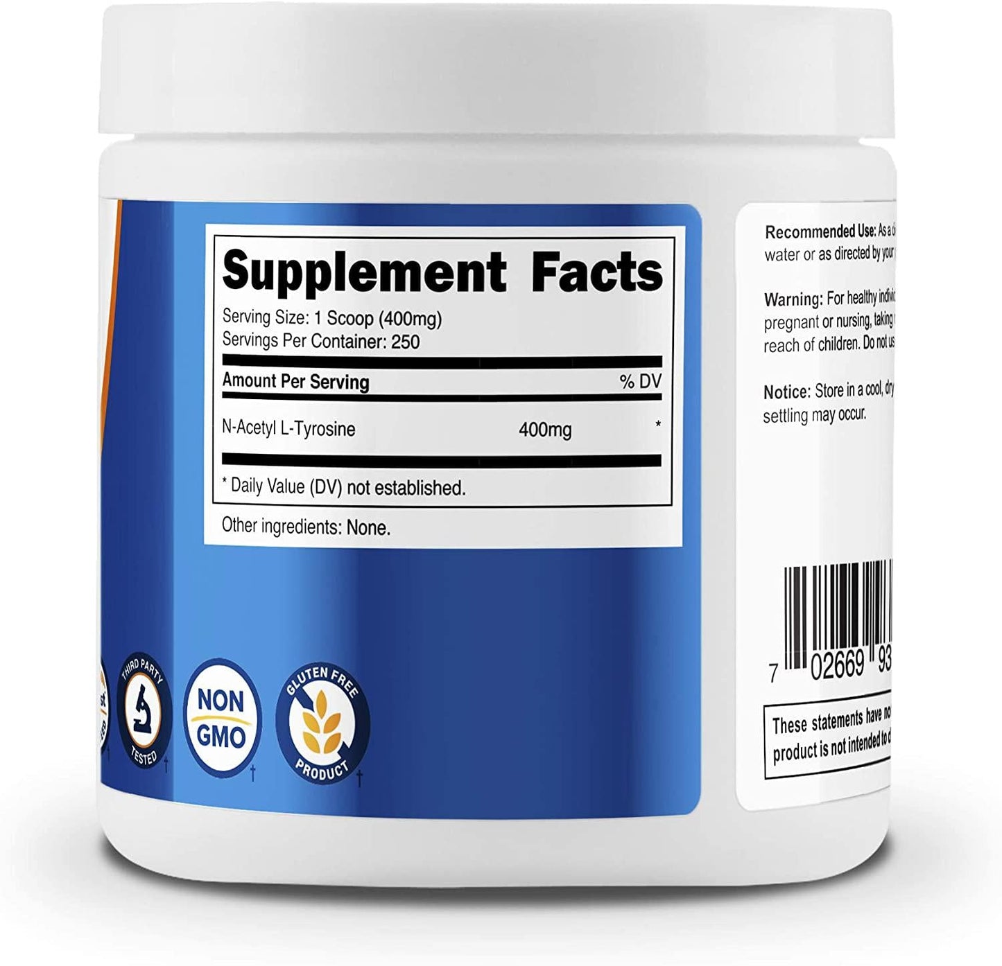 Nutricost Pure N-Acetyl L-Tyrosine Powder