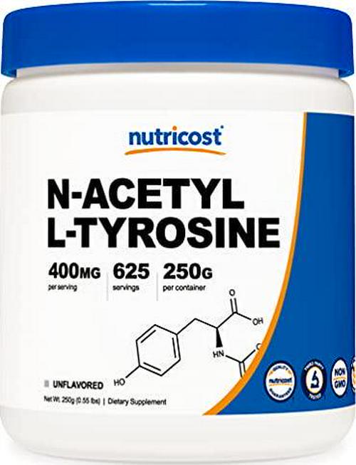 Nutricost Pure N-Acetyl L-Tyrosine (NALT) Powder 250 Grams