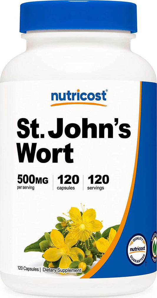Nutricost St John’S Wort Capsules 120 Capsules- Gluten Free And Non-Gmo