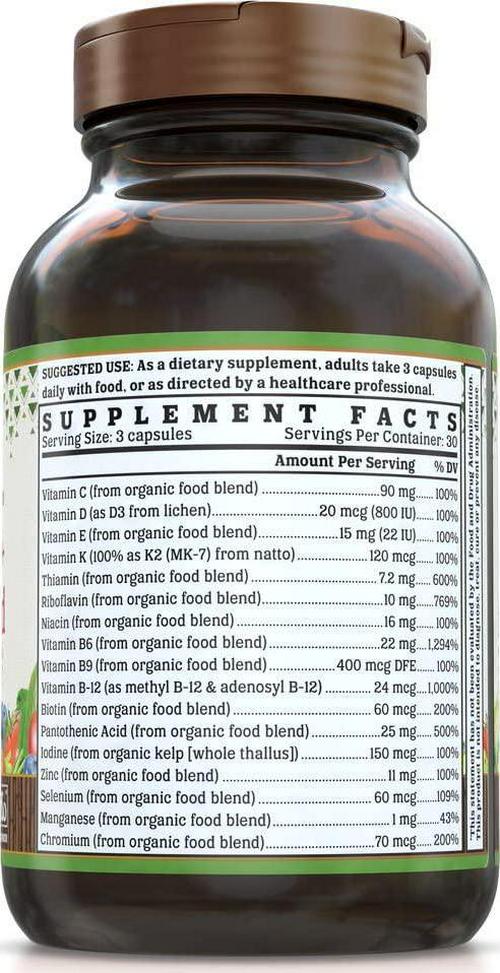 Nutrigold - Men's 40+ Multi Gold Multivitamin - 90 Vegan Capsules