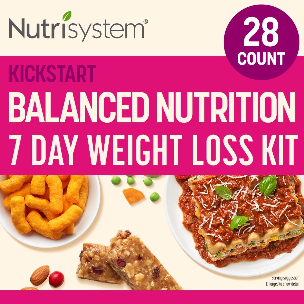 Nutrisystem Kickstart Balanced 7-Day Weight Loss Kit with 28 Delicious Meals and Snacks