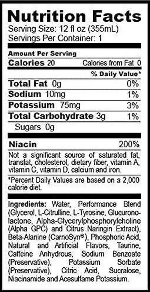 Nutrition Research Group (NRG), Xtreme Shock Energy Drink - Energy, Endurance, and Focus with Zero Sugar, 300mg Caffeine Thermogenic Weight Loss Formula 12floz/12pk (Variety Pack) 12 Fl Oz (12-Pack)