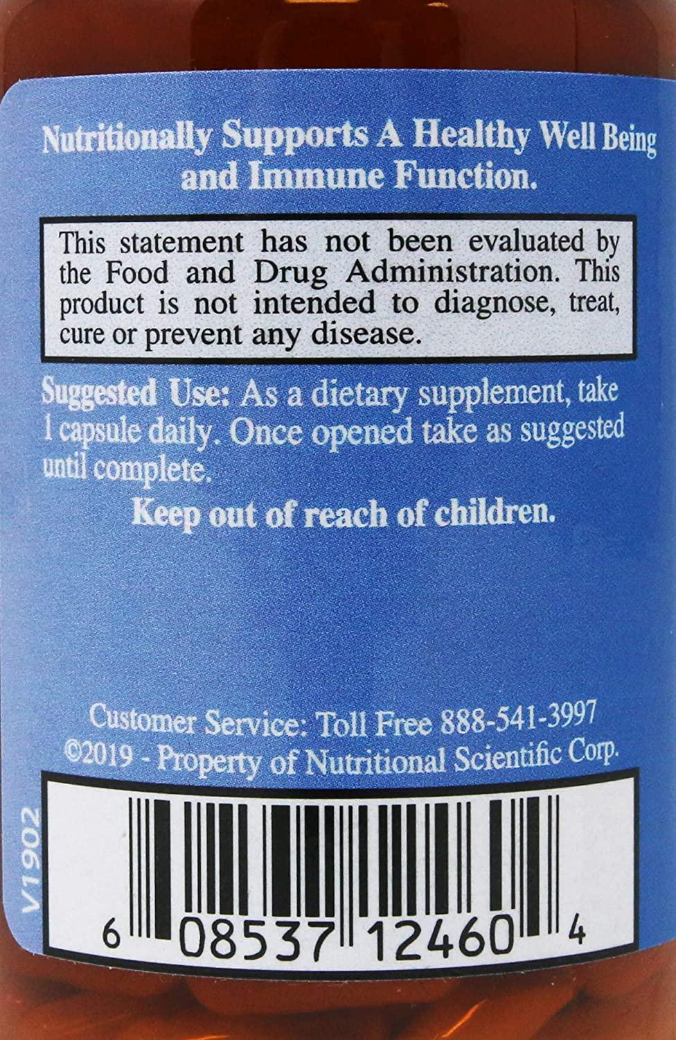 Nutritional Supply Corp Beta Glucan Immunition NSC-24-60 Capsules