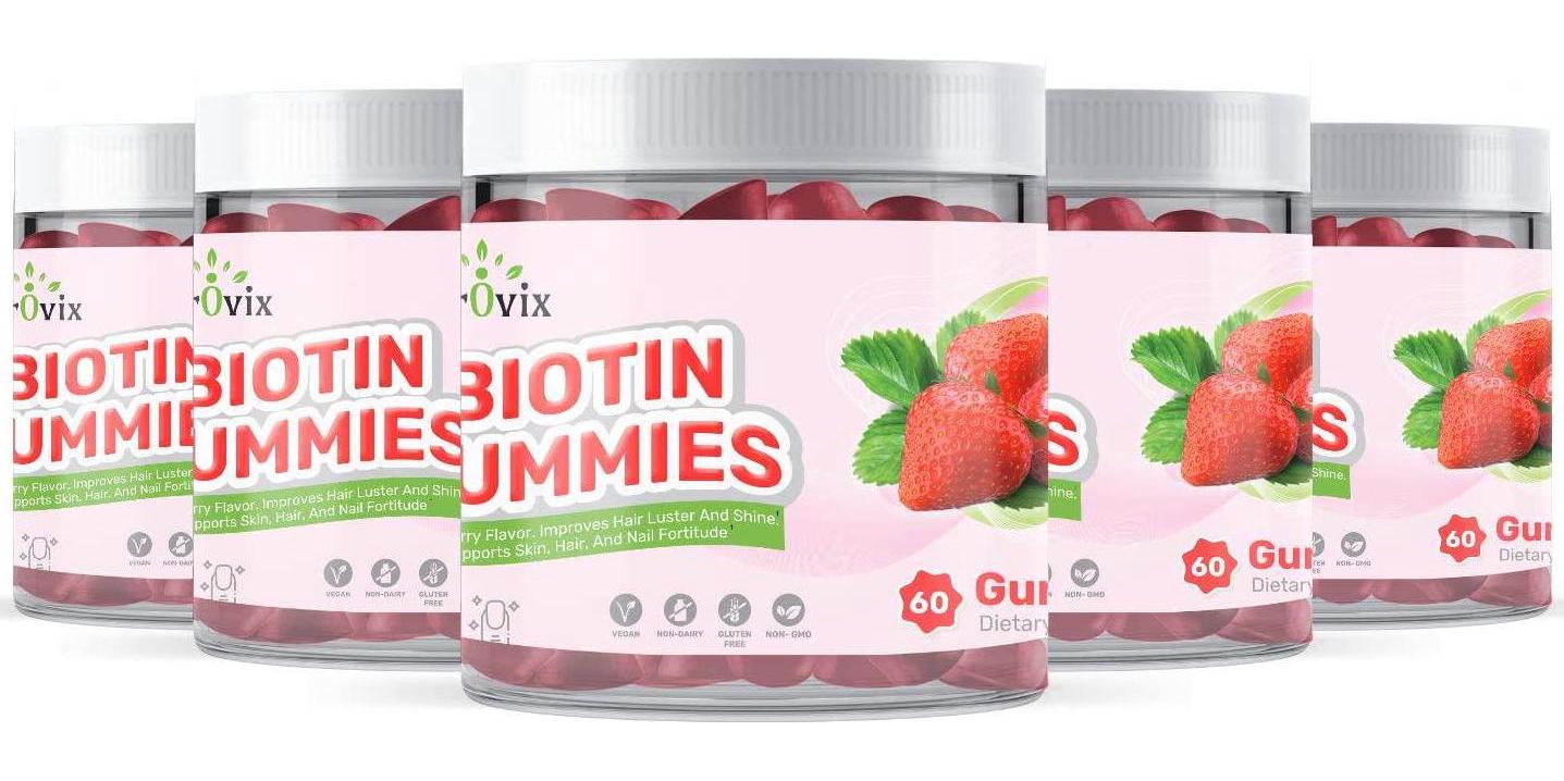 Nutrovix Biotin Gummies 2, 500 Mcg, 60count