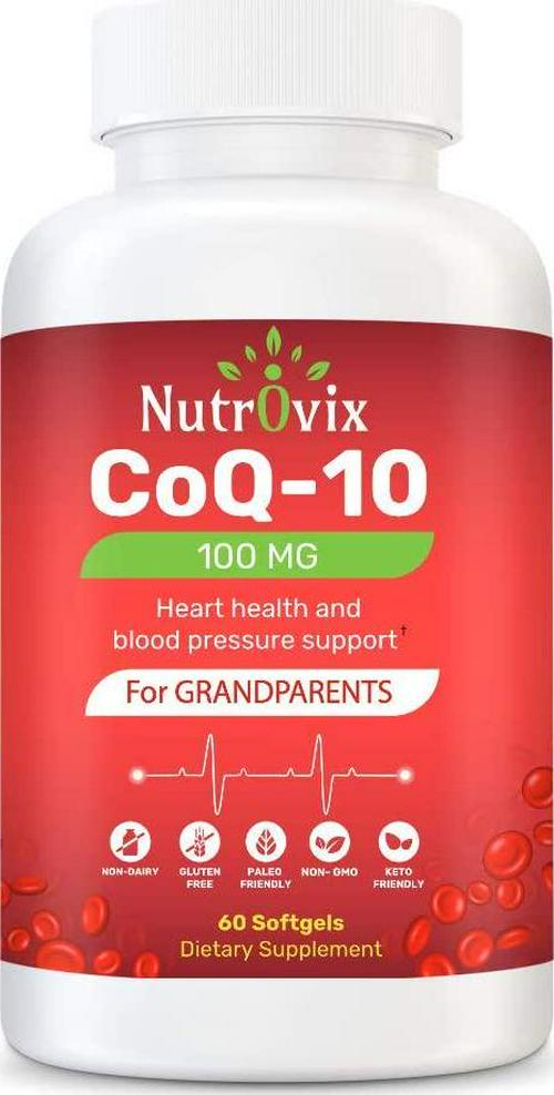 Nutrovix Coq-10 100mg for Grandparents, 60count