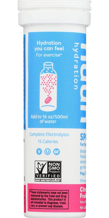 Nuun BEV TUBE TB, blue, Citrus Fruit, 10 Count