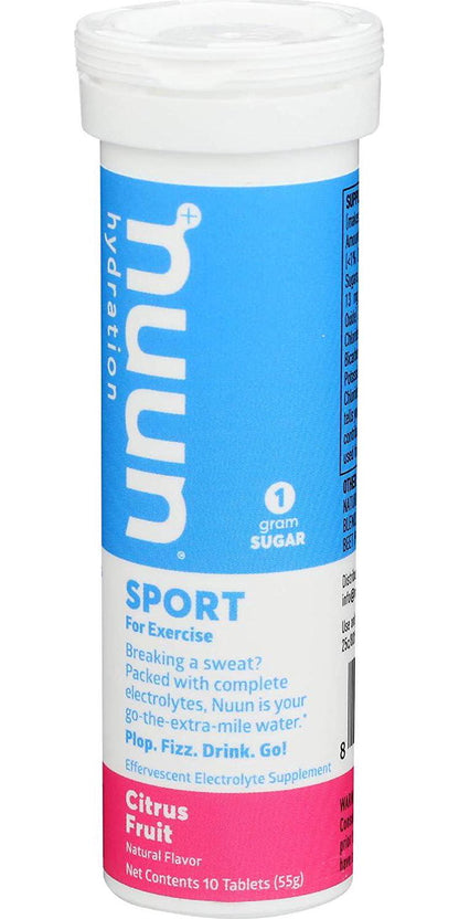 Nuun BEV TUBE TB, blue, Citrus Fruit, 10 Count