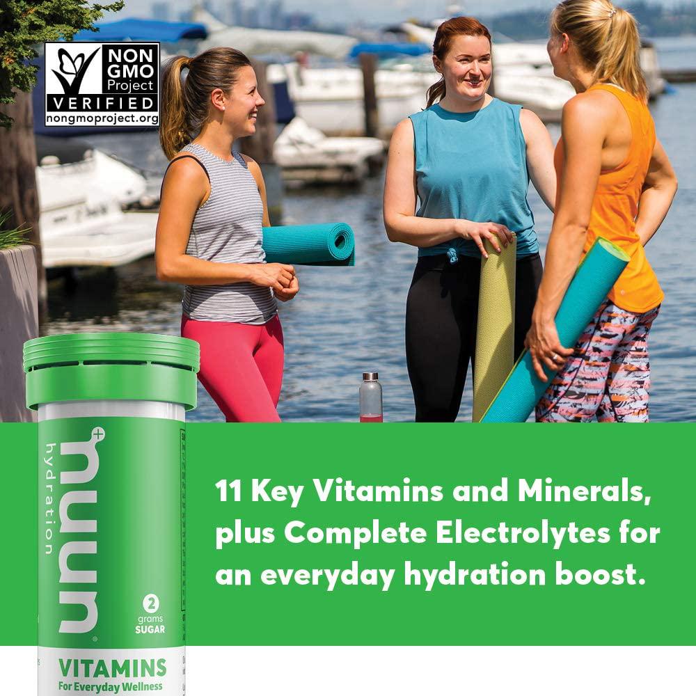 Nuun Complete Pack Sport, Vitamins, Immunity, and Rest Hydration Drink Tablets, Mixed, 42 Piece Set