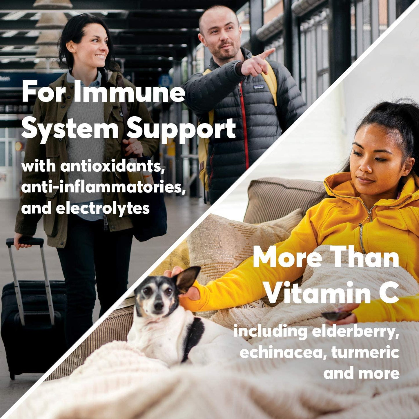 Nuun Immunity: Antioxidant Immune Support Hydration Supplement with Vitamin C, Zinc, Turmeric, Elderberry, Ginger, Echinacea, and Electrolytes. Flavor: Orange Citrus, 8 tubes (80 servings)