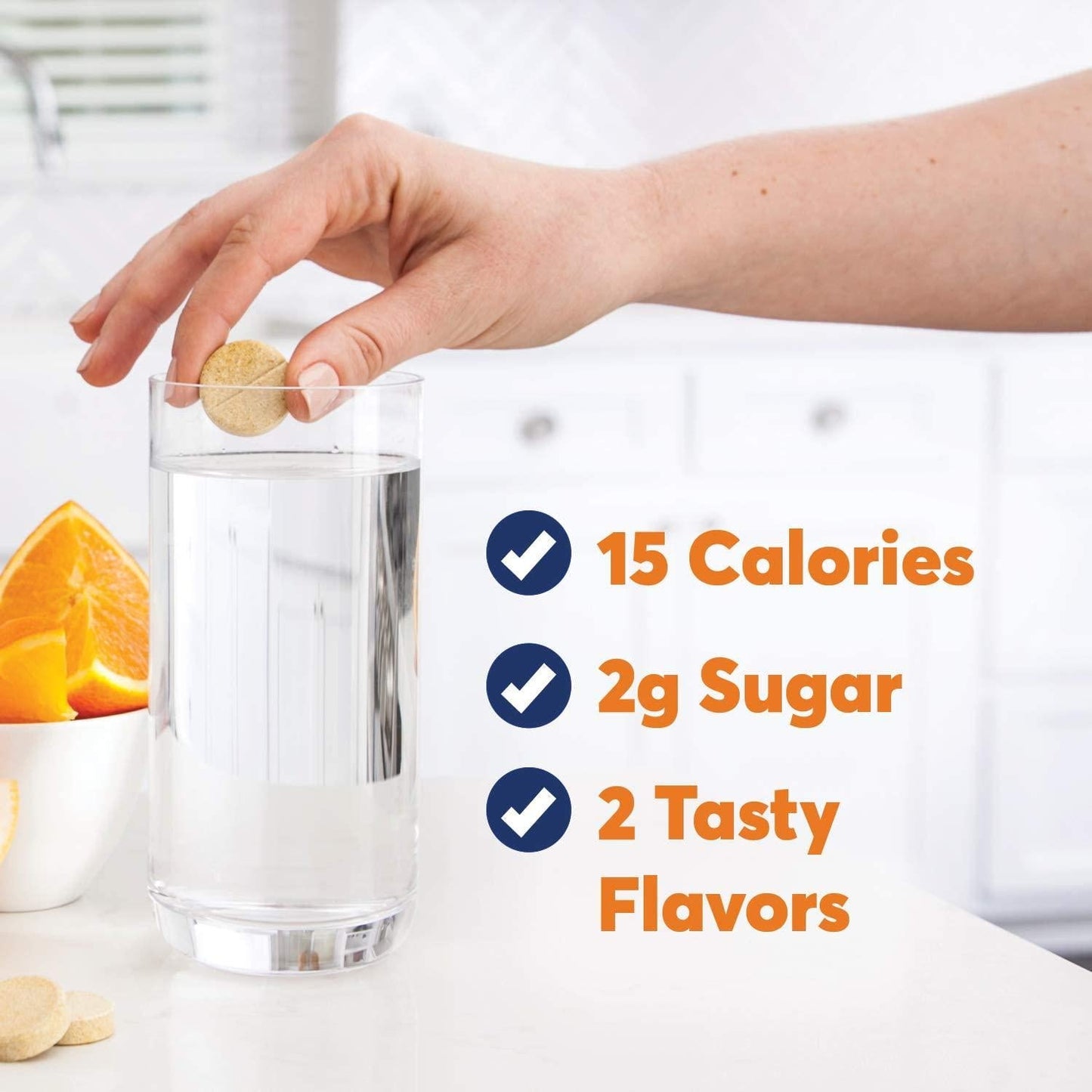 Nuun Immunity: Antioxidant Immune Support Hydration Supplement with Vitamin C, Zinc, Turmeric, Elderberry, Ginger, Echinacea, and Electrolytes. Flavor: Orange Citrus, 8 tubes (80 servings)