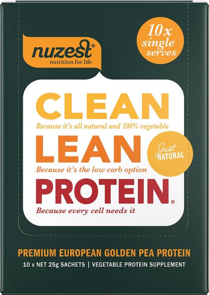 Nuzest Clean Lean Protein - Just Natural, 10x25g sachets