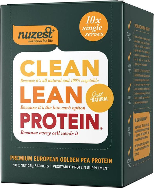 Nuzest Clean Lean Protein - Just Natural, 10x25g sachets