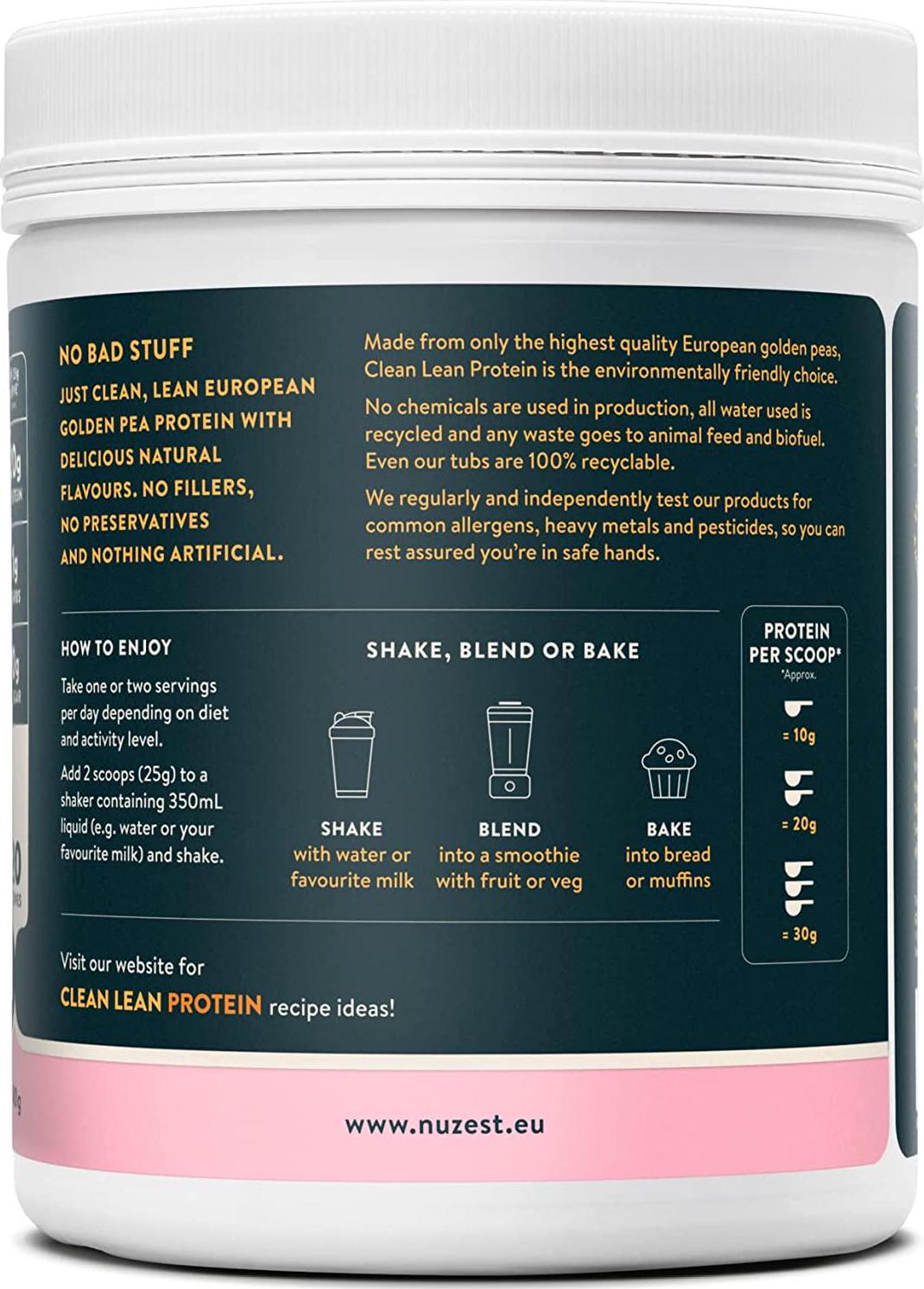 Nuzest Clean Lean Protein Wild Strawberry, 500g 20 serves