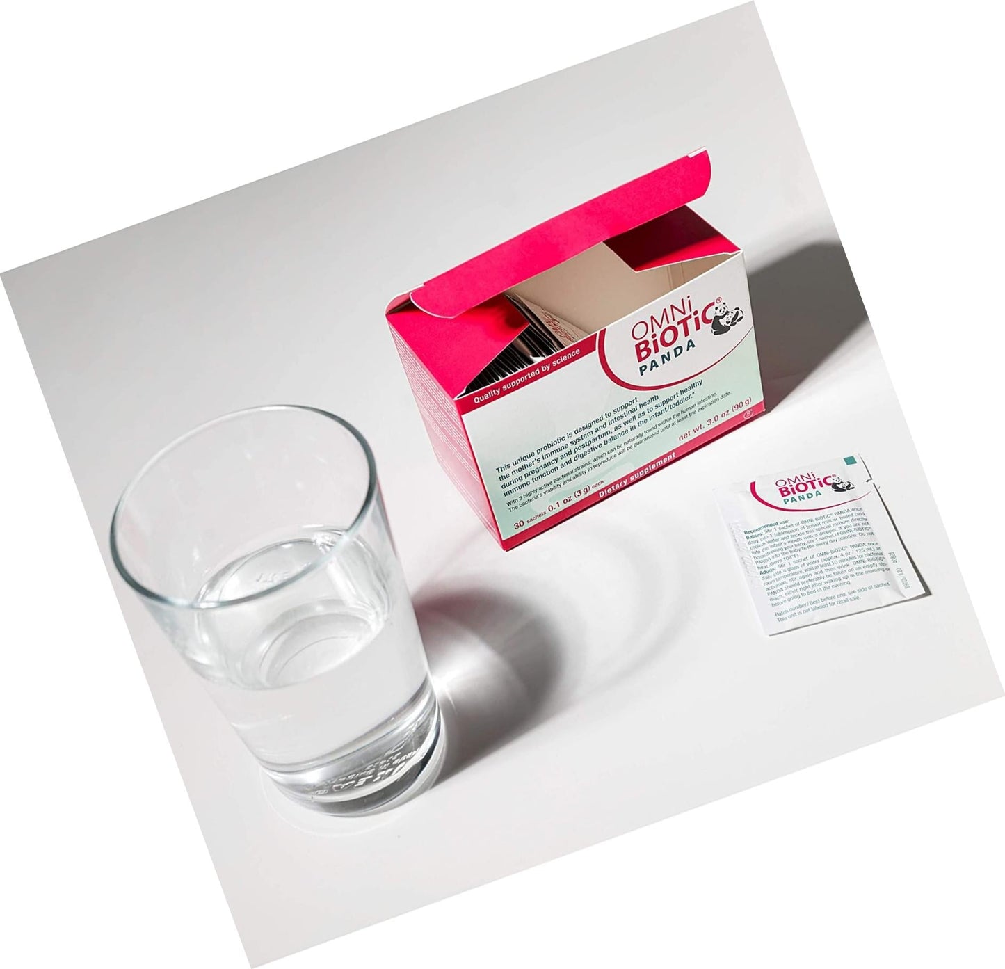 OMNi-BiOTiC Panda - Probiotic for Mom and Baby - Prenatal and Infant Probiotic Gut Health and Immune System Support Vegan and Hypoallergenic - Non-GMO (1 Pack)