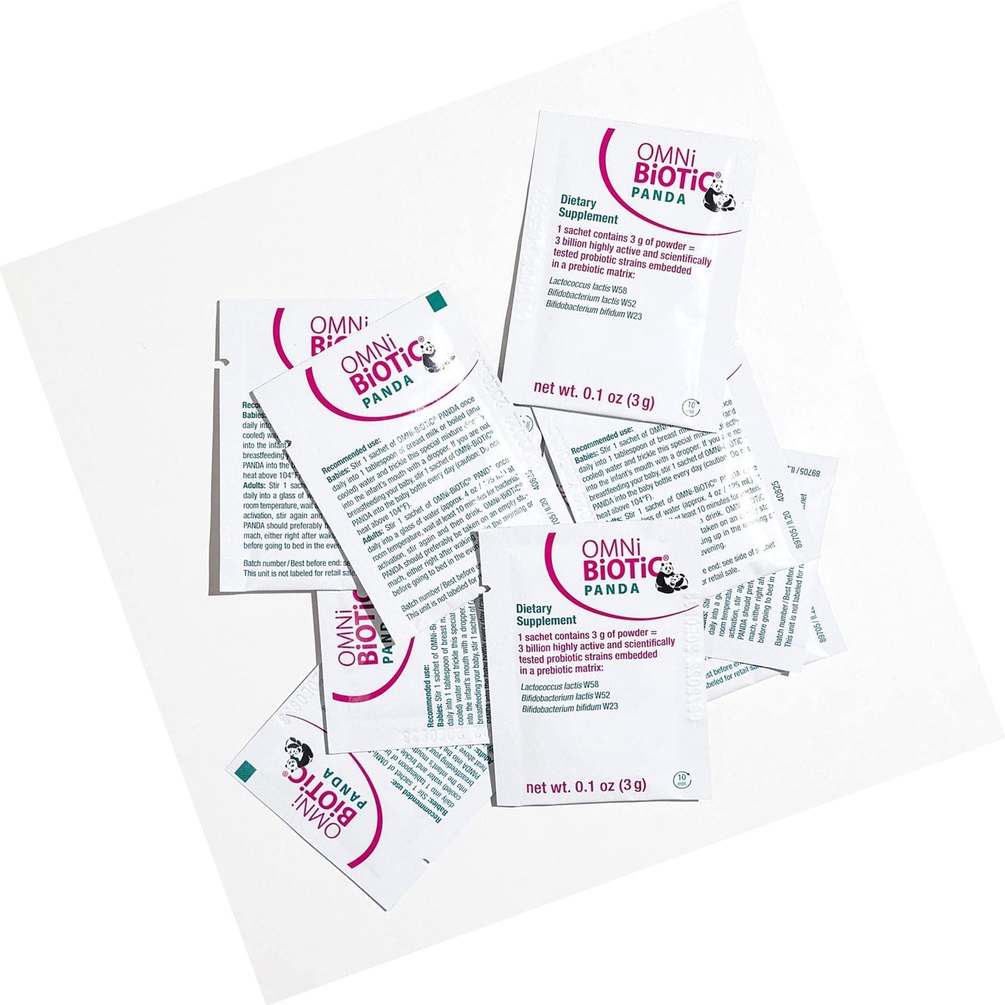 OMNi-BiOTiC Panda - Probiotic for Mom and Baby - Prenatal and Infant Probiotic Gut Health and Immune System Support Vegan and Hypoallergenic - Non-GMO (1 Pack)