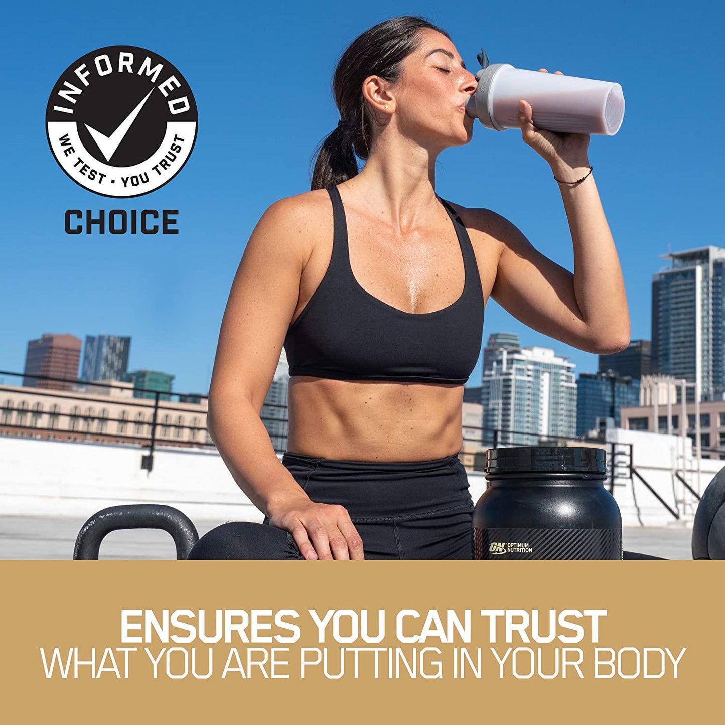 OPTIMUM NUTRITION Gold Standard 100% Casein Protein Powder, Naturally Flavored French Vanilla, 1.81 kg (Pack of 1), 1031836