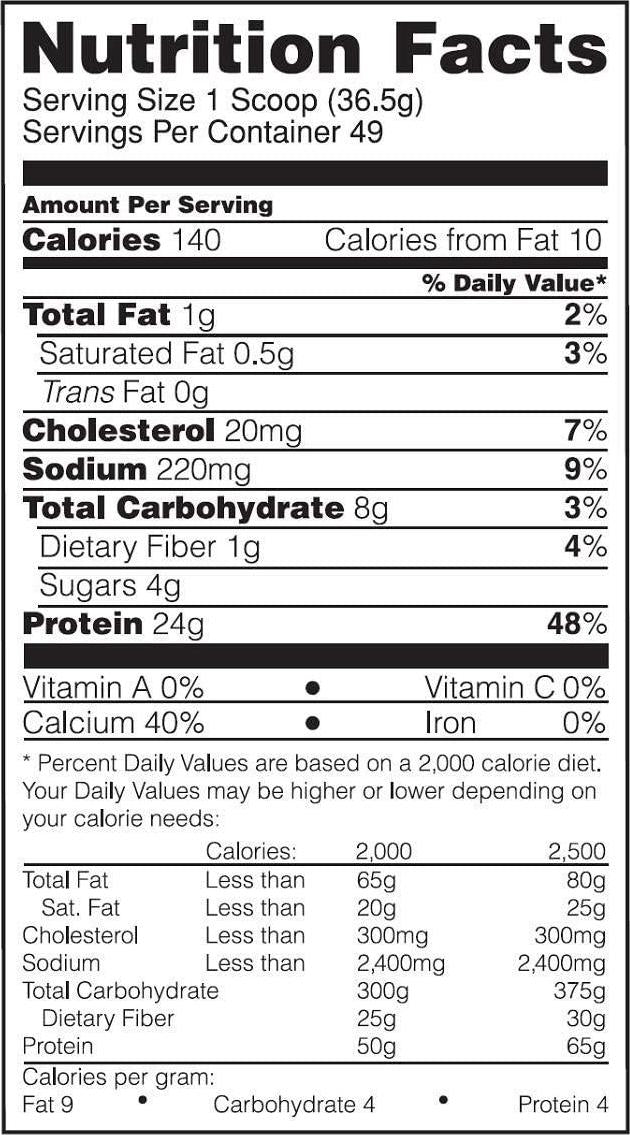 OPTIMUM NUTRITION Gold Standard 100% Casein Protein Powder, Naturally Flavored French Vanilla, 1.81 kg (Pack of 1), 1031836