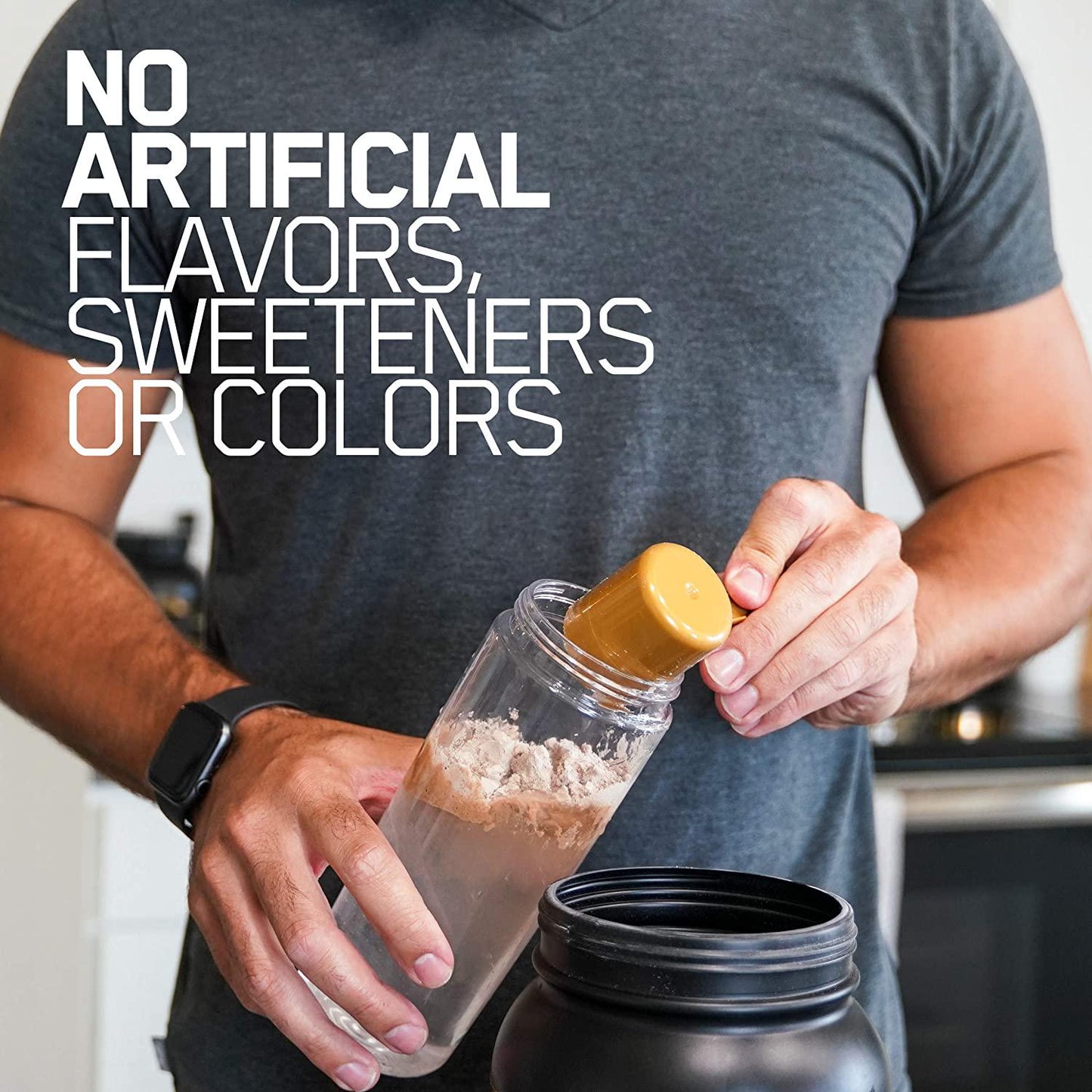 OPTIMUM NUTRITION Gold Standard 100% Casein Protein Powder, Naturally Flavored French Vanilla, 1.81 kg (Pack of 1), 1031836