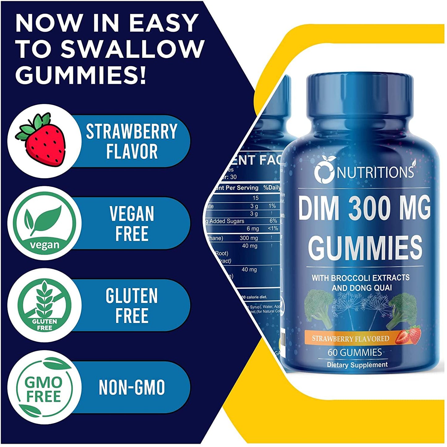 O Nutritions DIM 300 Complex Gummies (2 Pack)
