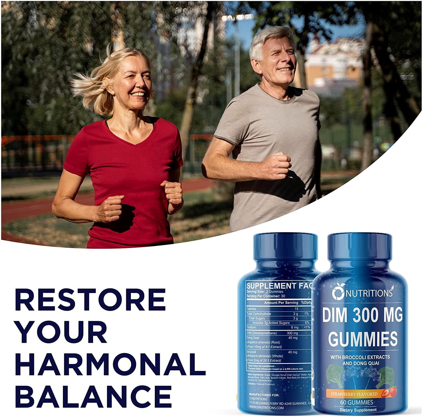 O Nutritions DIM 300 Complex Gummies (2 Pack)