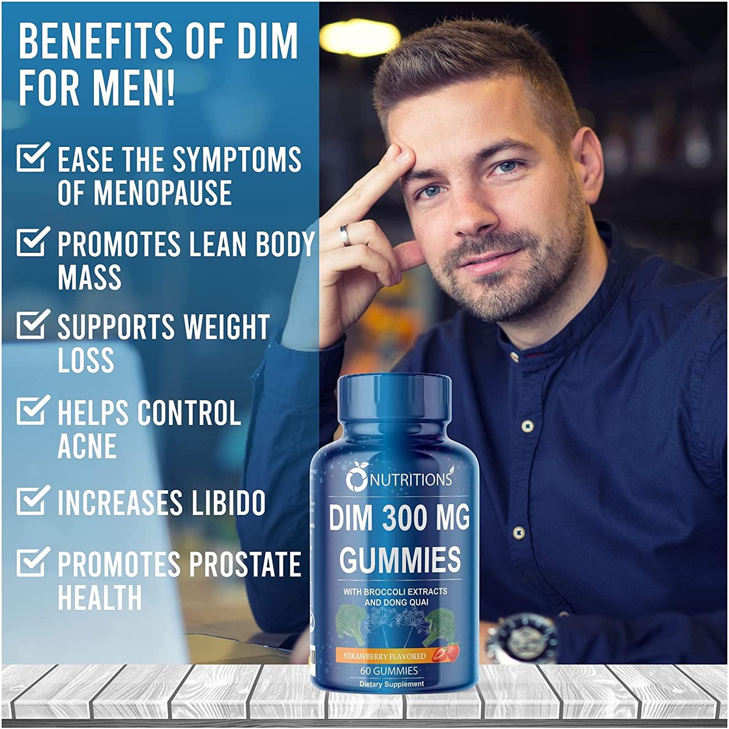 O Nutritions DIM 300 Complex Gummies (2 Pack)