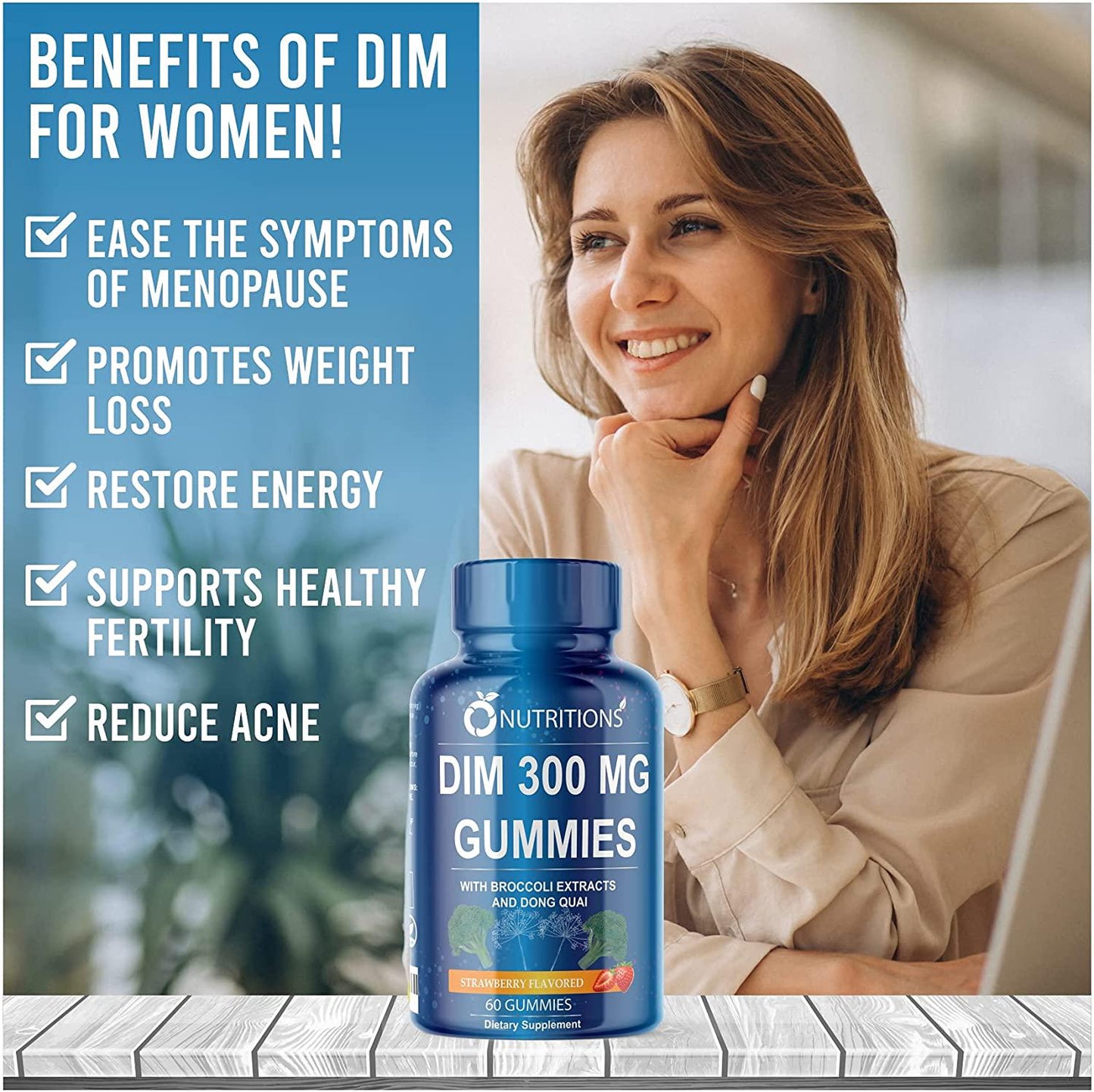 O Nutritions DIM 300 Complex Gummies (2 Pack)