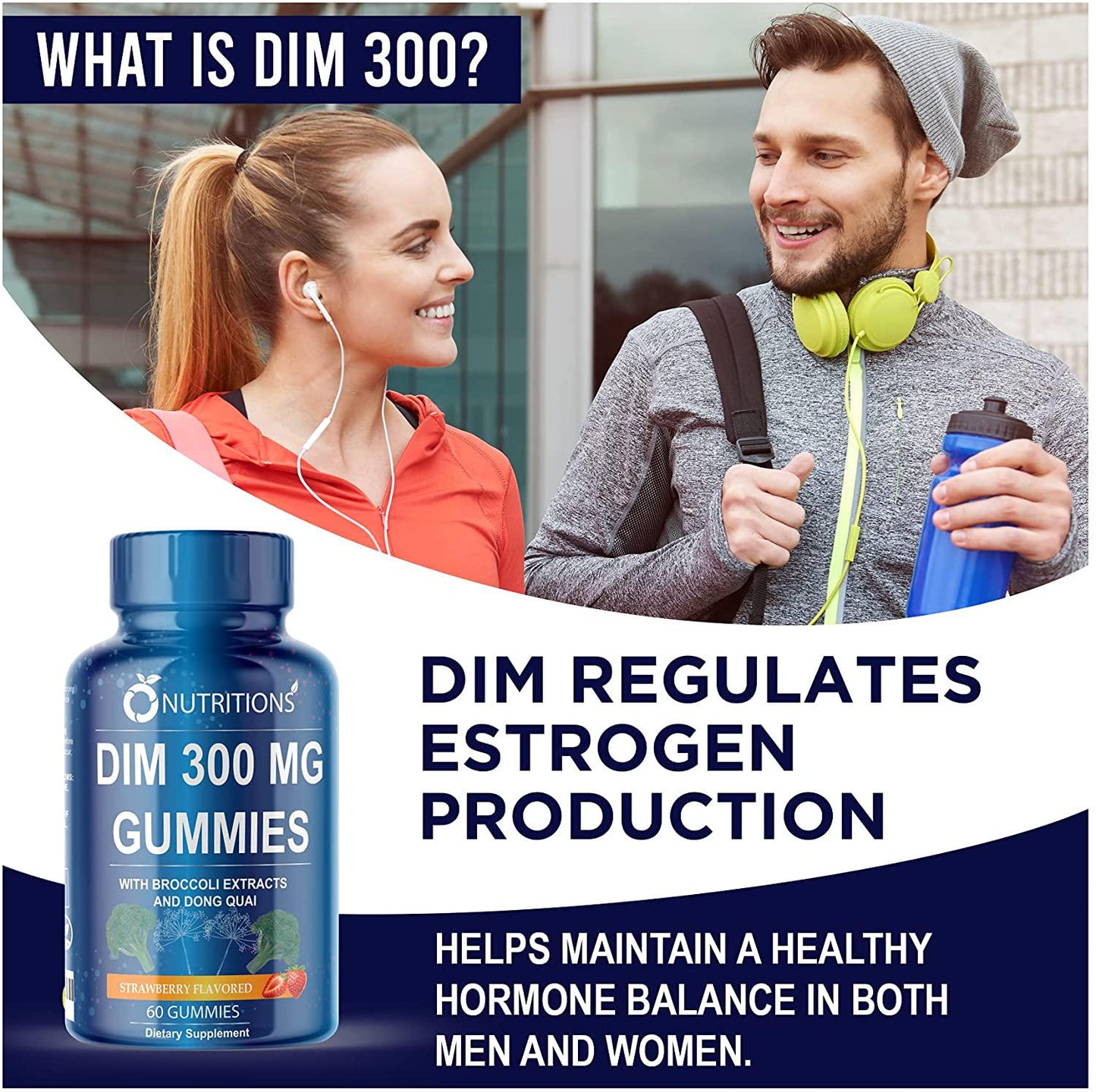 O Nutritions DIM 300 Complex Gummies (2 Pack)
