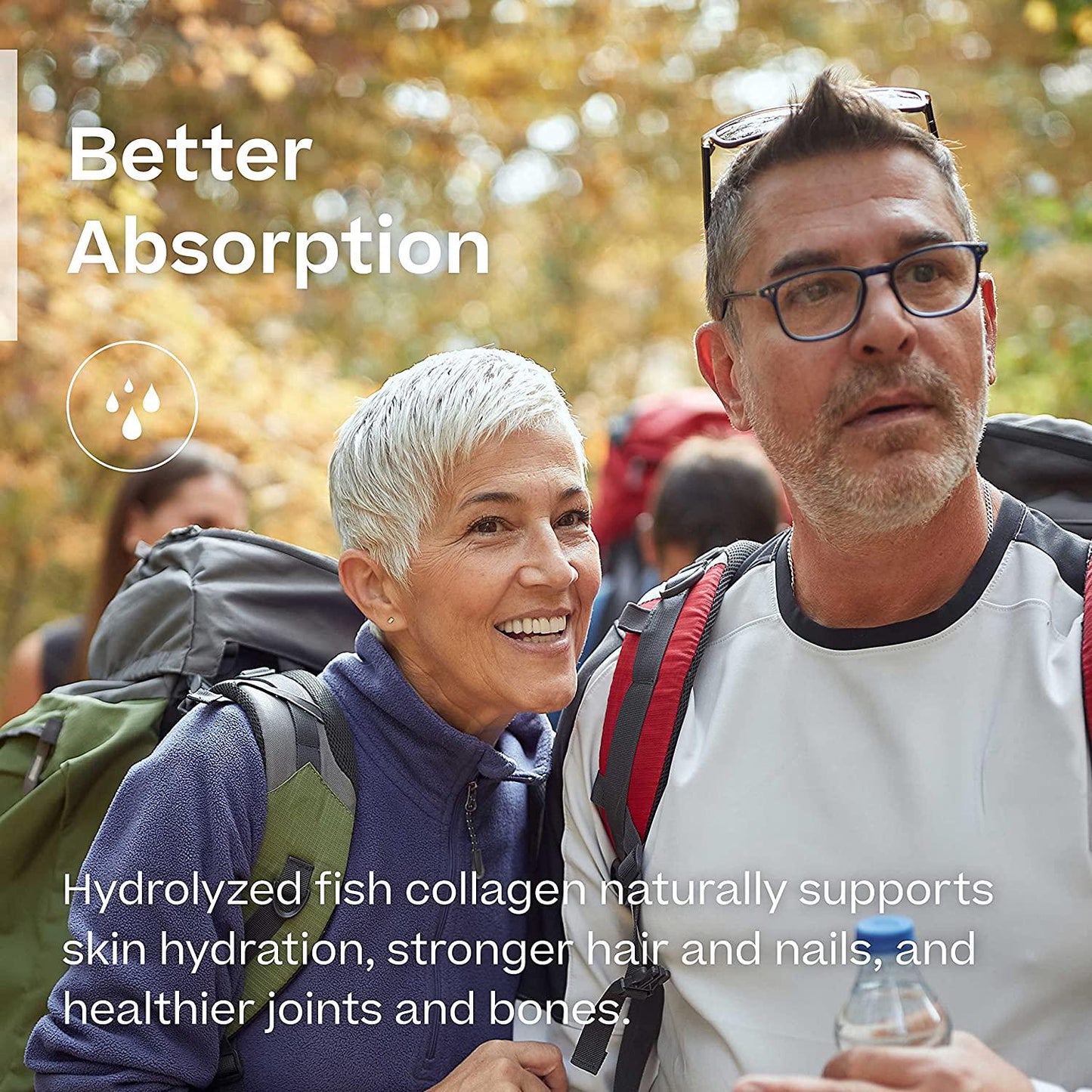 Oceancoll Marine Collagen Powder with Vitamins B6, B12, C, D3, Zinc and Chlorella | Immune Support Supplement | Marine Collagen Peptides | Amino acids for Skin, Hair and Nails | 11.64 oz | 60 doses