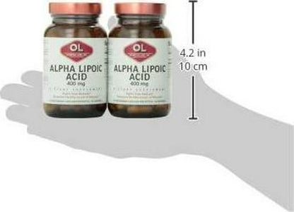 Olympian Labs Alpha Lipoic Acid 400mg, 60 Capsules (Pack of 1)