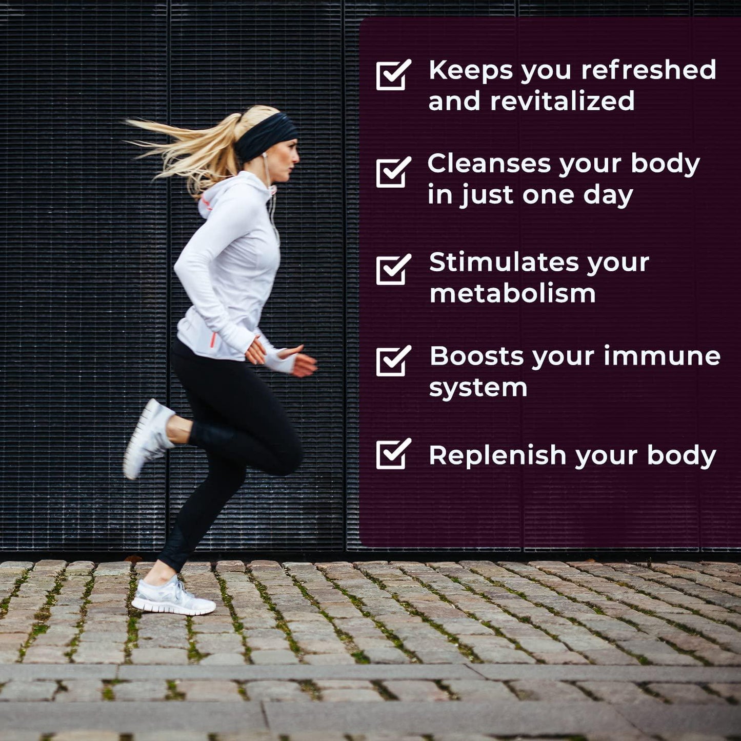 Omni Detox Cleanse Drink - Full Body Detox Juice - Grape Flavor - 100% Naturally Formulated Whole Body Detox System - Quick Body Cleanse Enriched with Vitamins and Minerals, 16 oz - Two Pack