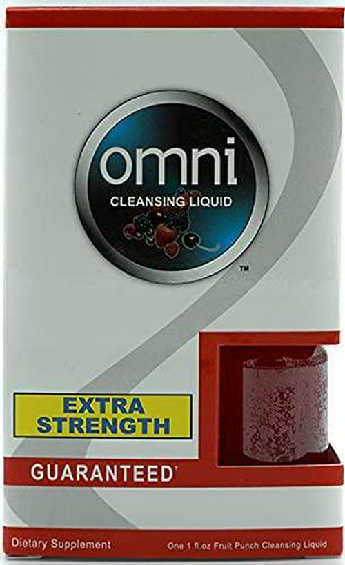 Omni Detox Drink, Extra Strength Cleansing - Fruit Punch Flavor (1 Oz) (1 Pack)