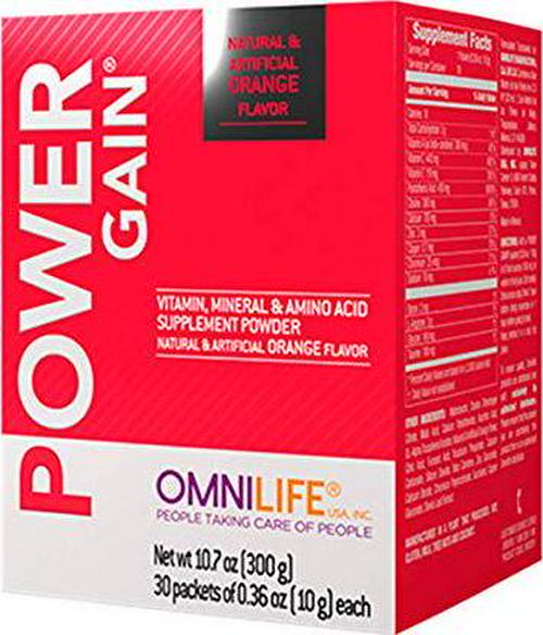Omnilife Power Gain, Box with 30 Sachets 300 Grams.