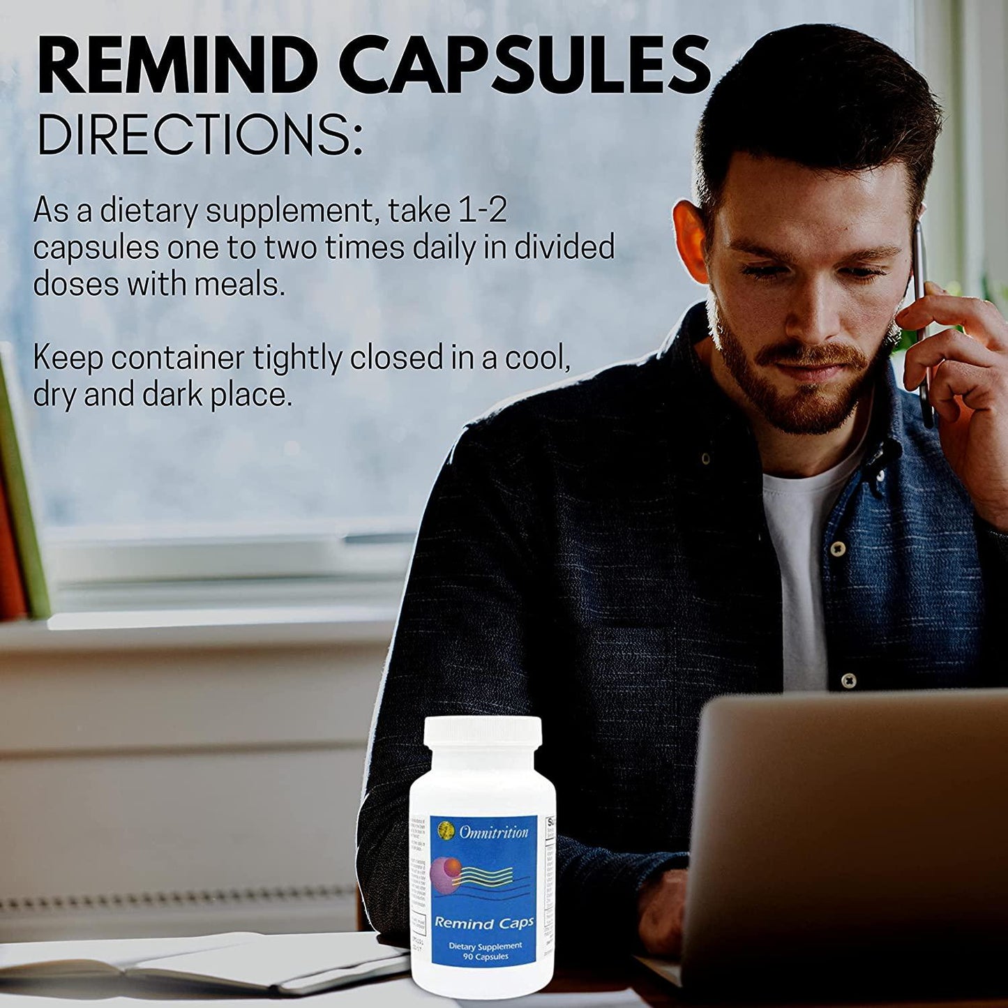 Omnitrition Remind Capsules, (90 Capsules)