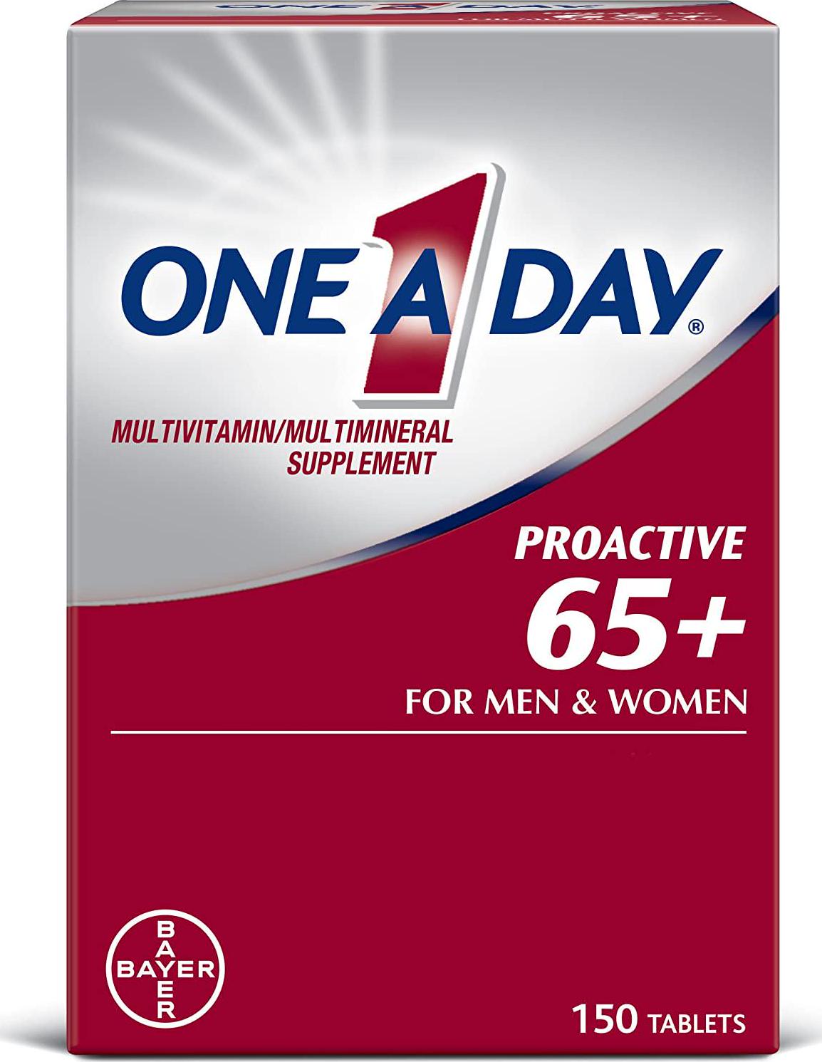 One A Day Proactive 65 Plus Multivitamins, 150 Count