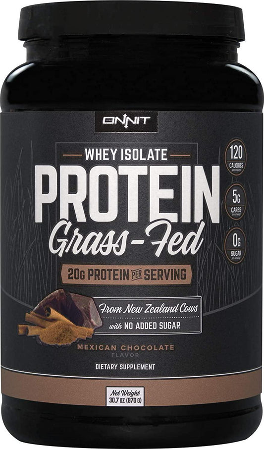 Onnit Grass Fed Whey Isolate Protein - Mexican Chocolate (30 Servings)