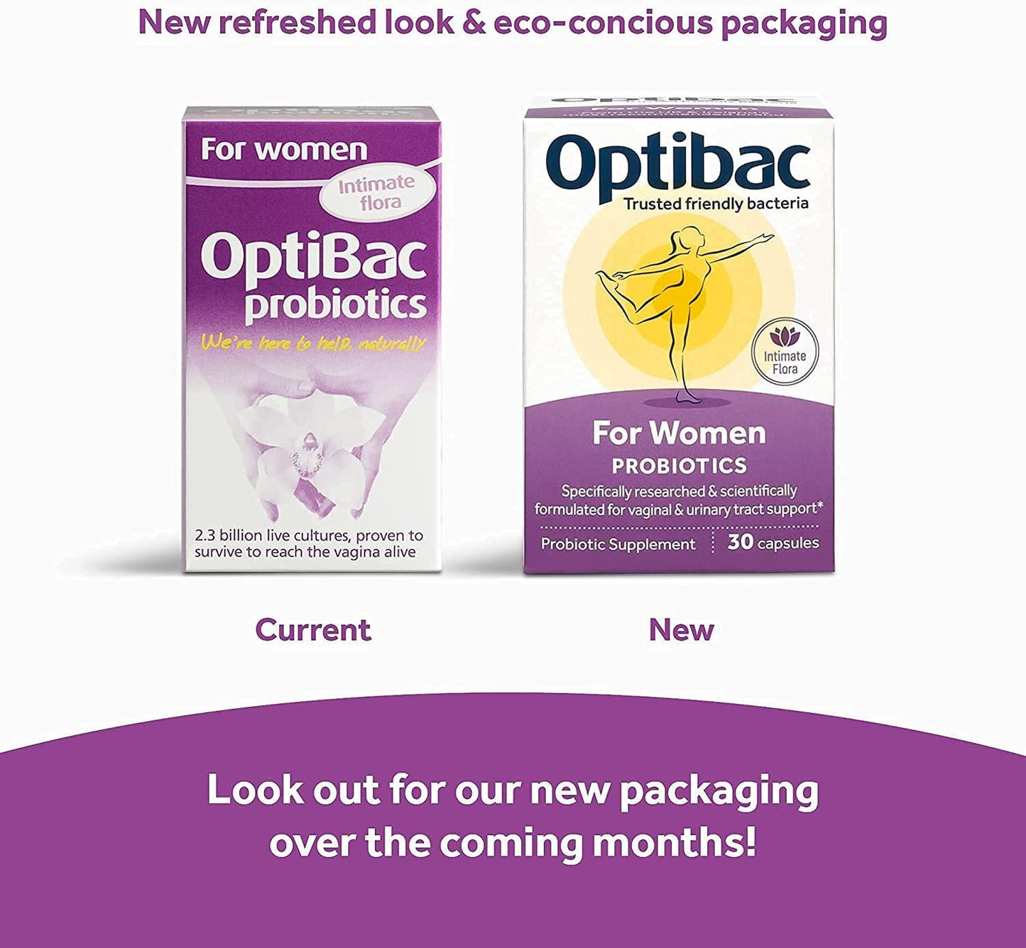 Optibac Probiotics for Women - Vegan Supplement for Intimate Area - Scientifically Proven to Reach Vaginal Flora - Most Researched Lactobacillus Probiotic in Women - 14 Capsules